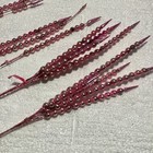 Vintage Mercury Glass Christmas Bead Wire Spike Floral Pick Stems Sprays Pink — photo 3