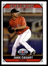 2019 Jake Cosart Choice Minor League Rookie Card RC Salem Red Sox