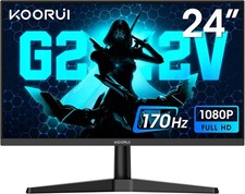 KOORUI 24 Inch Gaming Monitor, 170Hz, Full-HD 1080P, VA | Adaptive Sync, VESA Mo
