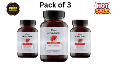 3pcsUpWellness Ultra Liver Supplement For Liver Health And Gallbladder Support