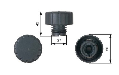 GATES Verschlussdeckel Kühlmittelbehälter RC244 für MERCEDES W169 W245 KLASSE