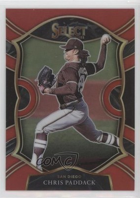 2021 Panini Select Concourse Red Prizm 14/199 Chris Paddack #17 0c6