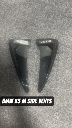 CARBON SIDE MARKER Fender Air wing Vent Trim M Cover For BMW F15 X5 2014-2018 £19.99 - UK