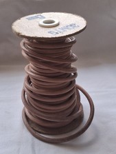 Round leather cord 6mm crafts drive belts jewellery etc 10m plus
