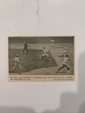 1923 Frank Frisch/Heinie Groh/Olson/Johnston/Schleibner Baseball Newspaper Photo