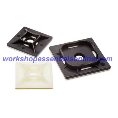 Kabelbinder selbstklebend Halterungen - Schraube oder Niete zur Sicherung von maximal 13mm Kabelbinder