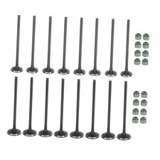 16pcs Engine Intake and Exhaust Valve Kit with Valve Seals for Honda Civic Del