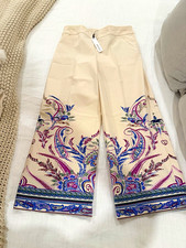 Chicos So Slimming Paisley Wide-Leg Cropped  ...