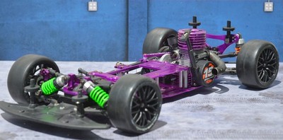 HPI RACING  RS4  NITRO WOLFPACK RADICALS  4WD  RC  CAR  CHASSIS VINTAGE