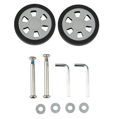 2X Equipaje Accesorios Ruedas Aeronave Maleta Polea Rodillos Silencio Rueda9341 - Imagen 1 de 4