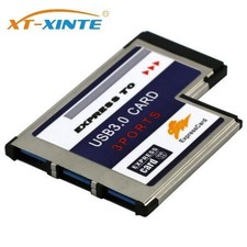 3 Ports USB 3.0 to Expresscard 54mm Adapter Converter for PCMCIA Express Card