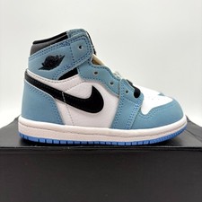 Air Jordan 1 Retro High University Blue Athletic Shoes Sz 7C Toddler AQ2665-134