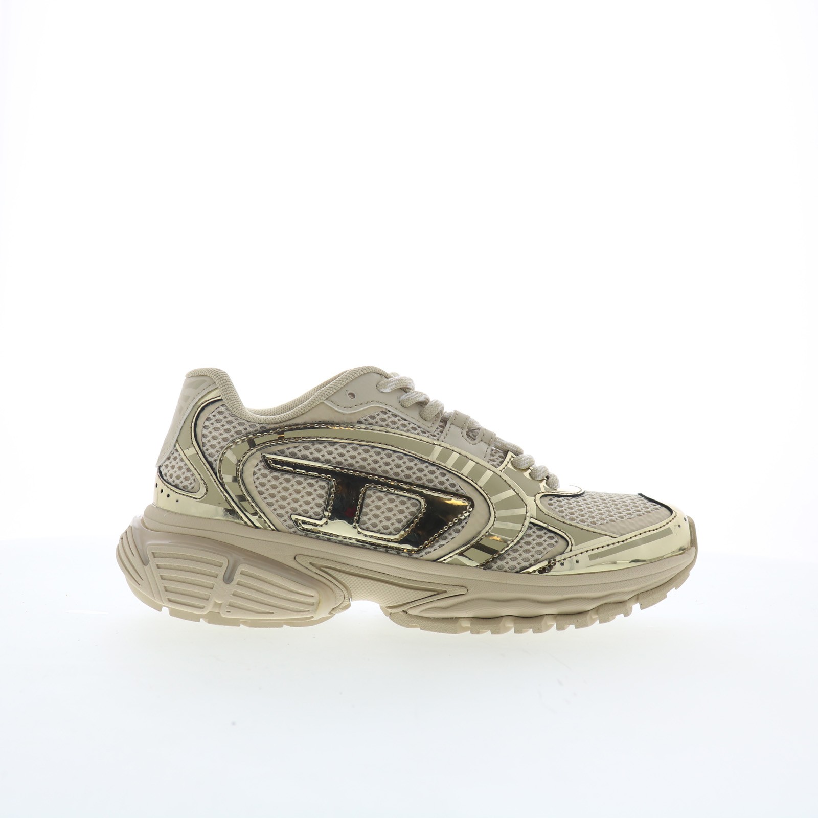 Diesel S-Pro-V-Dense Low W Womens Beige Mesh Lifestyle Sneakers Shoes 7 21890₽