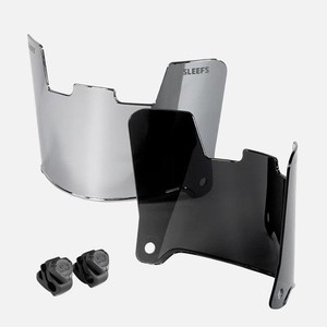 Silver Moonstone Helmet Eye-Shield Color Tinted Visor (missing clips) 