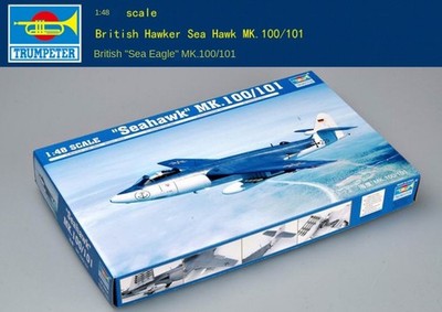 Trumpeter 02827 1/48 Scale Hawker Sea Hawk Mk.100/101 Plastic model