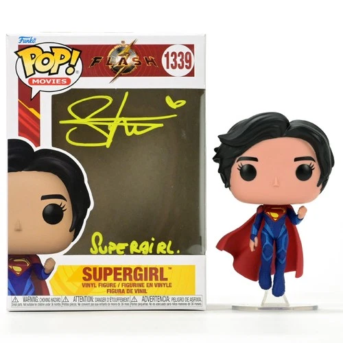 Sasha Calle Autographed The Flash Supergirl #1339 POP Vinyl Figure w/INSCRIPTION