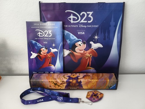 Disney Lorcana WINNIE THE POOH Hunny Wizard Foil Playmat D23 2026 and counter