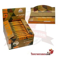 CARTINE GIZEH DUO SLIM PURE LUNGHE KING SIZE E FILTRI IN CARTA 25 LIBRETTI