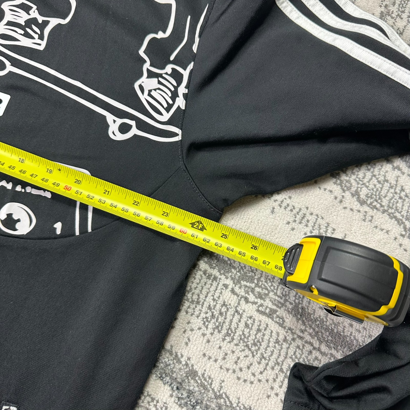 Vintage Adidas Skateboard Print Size XL Black Funnel Neck Tracksuit Track Jacket image 5