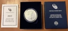 2013-W American Eagle One Ounce Silver Uncirculated Coin with Box and COA