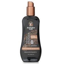 Australian Gold - Spray Gel Sunscreen SPF 8 with Instant Bronzer (Exp. Date 30 A