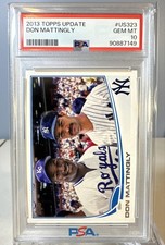 2013 Topps Update - Don Mattingly w/Bo Jackson #US323 PSA 10 GEM MINT YANKEES