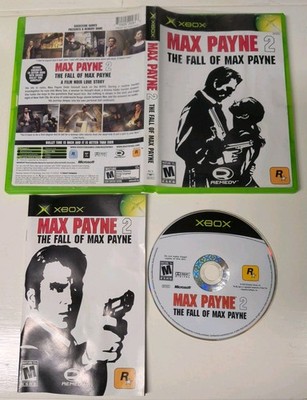 Max Payne 2: The Fall of Max Payne (Microsoft OG Xbox, 2003) CIB Complete Clean!