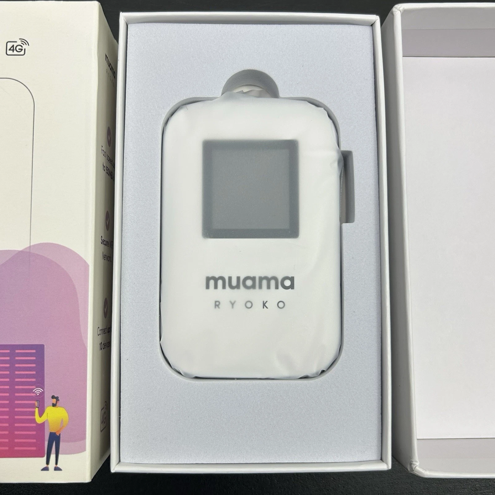 Muama Ryoko 4G LTE WiFi Portable Wireless Router Hotspot - No SIM Card, Open Box image 9
