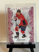 Dylan Strome Serial Numbered /35 #43 Pink Parallel Upper Deck 2025-26 Artifacts