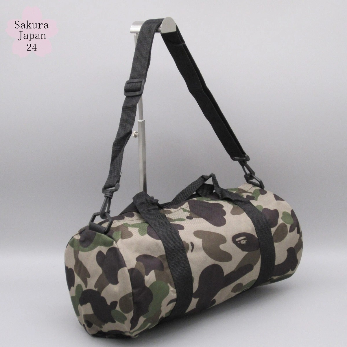 BAPE A Bathing Ape Duffle Bag Camo Green 2020 SPR & Small 2013 SMR