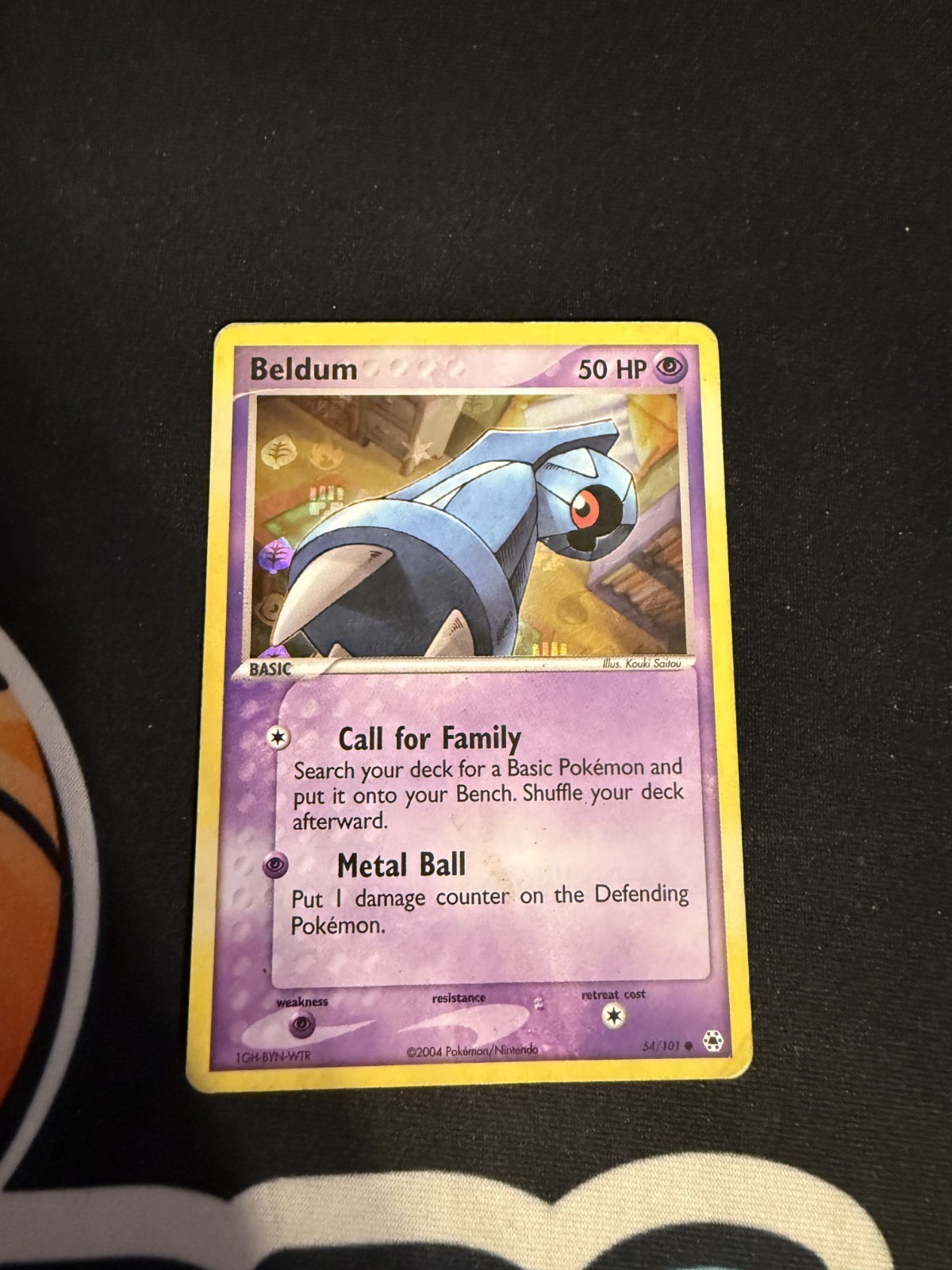 Pokemon Card - Beldum Hidden Legends 54/101 Reverse Holo