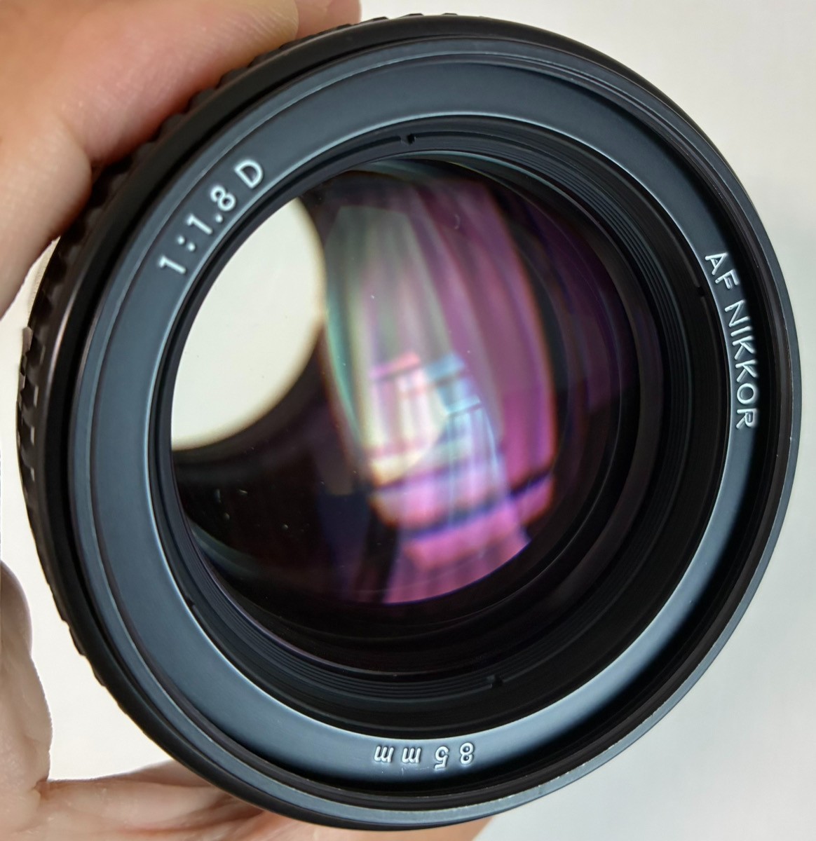 Near MINT w/ HN-23 Hood】 Nikon AF Nikkor 85mm F1.8 D