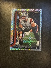 2025 Topps Chrome Football Xfractor Garrett Bradbury #212 Patriots