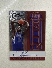 Hassan Whiteside Signed Rookie Card /91. rookie card picture