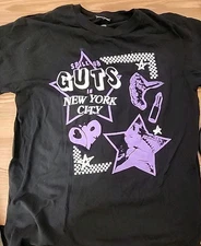 Olivia Rodrigo Spill Ur Guts NYC Tee Large Guts Gallery Amex 2023 Popup Shirt