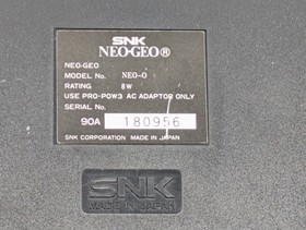 Neo Geo AES Console NEO-0 SNK + Samurai Spirits + Fatal Fury Tested Japan