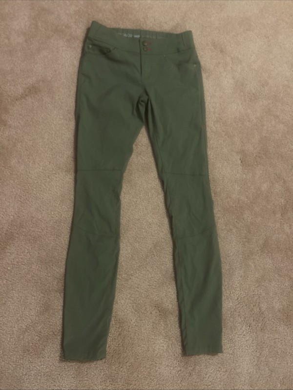 Toad & Co Pants Women’s Flextime Skinny Pants Hiking Outdoors Green. Size 2