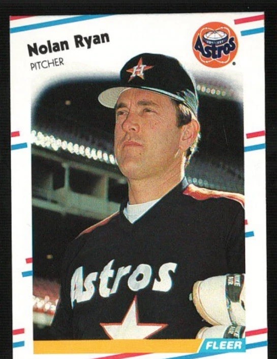 1988 Fleer Nolan Ryan #455 Baseball Card Houston Astros HOF