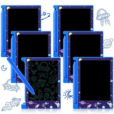 Nezyo 6 Pcs Space Party Christmas Favors Mini LCD Writing Tablet for Kids 4.6...