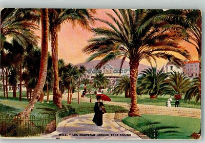 39989555 - Nice Oilette Riviera-Serien Serie Nizza No. 228 B Neue Gaerten d.