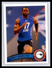 2011 Topps #311 Ras-I Dowling Base Rookie Card RC New England Patriots. rookie card picture