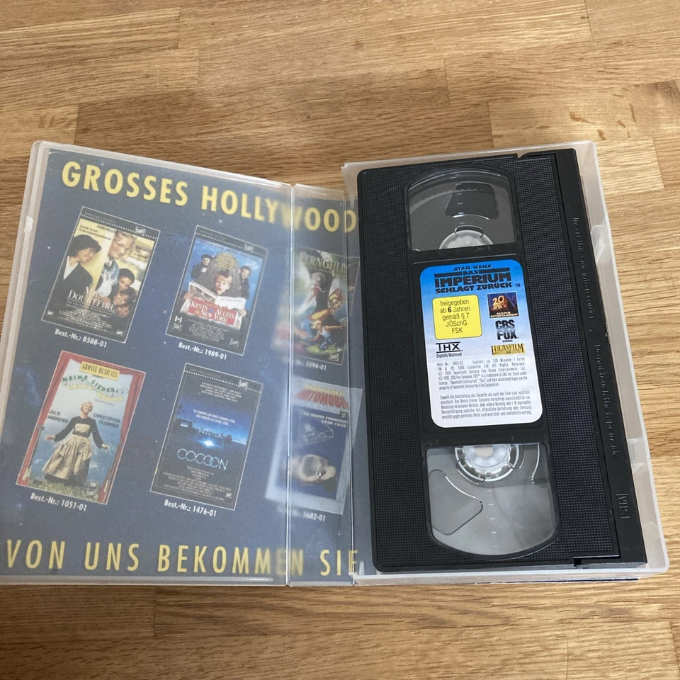 Star Wars Das Imperium schlägt zurück VHS - Bild 2 von 3