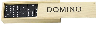 Dominosteine Kinder Spielzeug traditionelles Kinderspiel Holzkiste Domino Spaß Reisespiele