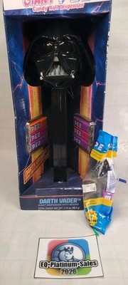 Vintage Unopened 1997 Polybag & 2014 Giant 12'' Star Wars Darth Vader PEZ Toys