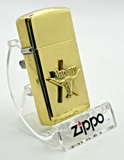 Original Brandneu 1992 Zippo Feuerzeug MAGNIFICENT SLIM MARLBORO LONGHORN STAR