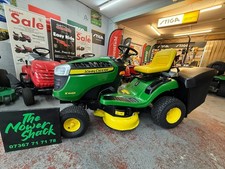 JOHN DEERE X146R HYDROSTATIC RIDE ON MOWER 38in/97cm DECK  656cc 20HP V-TWIN 86H