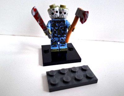 Friday the 13th Jason 2 Block Figur no Alien Predator + 1 Original Lego Stein