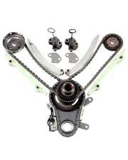 SCITOO TKMI047L Timing Chain Kit Tensioner Guide Rail Sprocket Crank Sprocket...