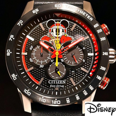 #ad CITIZEN Eco Drive Mickey Mouse Chronograph Watch Used $637.35