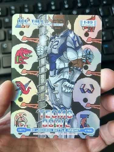 2026 Bo Jackson Battle Arena Tecmo Bowl Ed Too Tall Jones Helmets Battlefoil SP
